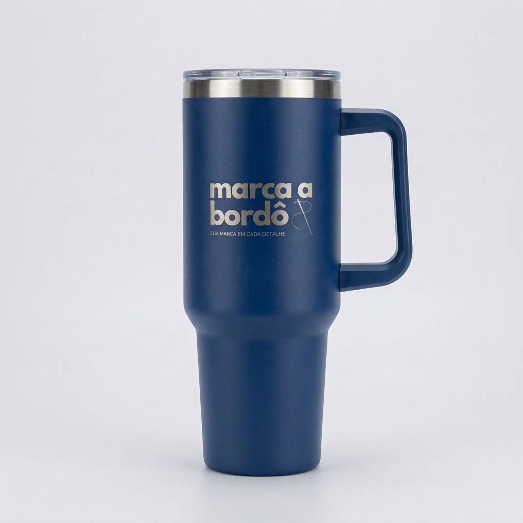 Caneca Térmica Inox 1,2 L Personalizada para uniformes e brindes corporativos