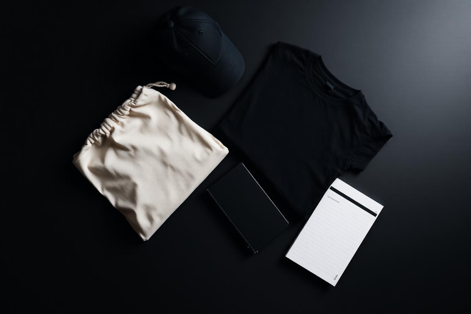 Kit de brindes corporativos personalizados com bordado